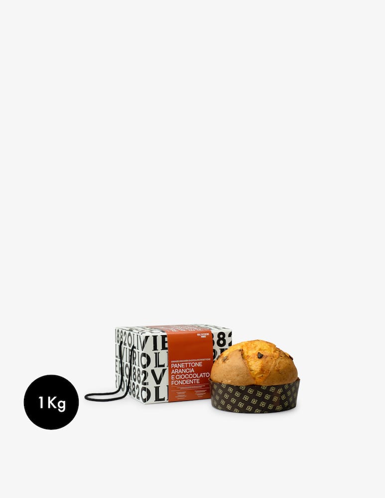 rinascente Olivieri 1882 Panettone Arancia e Cioccolato Fondente 1kg
