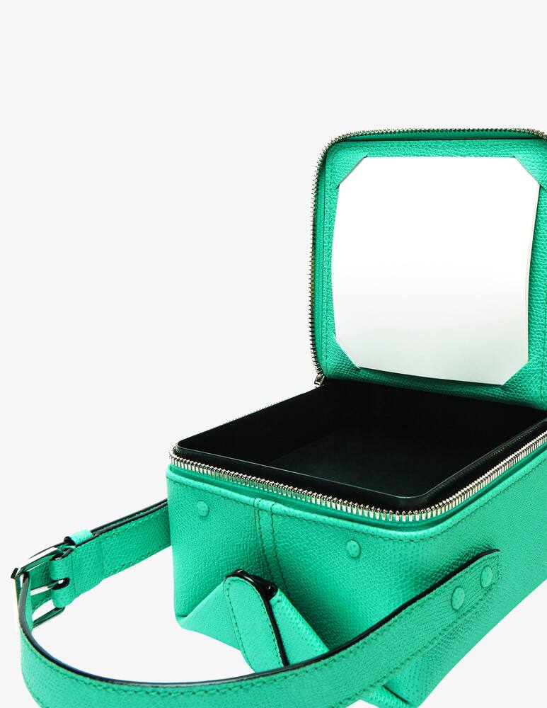 rinascente Valextra Tric Trac leather crossbody bag