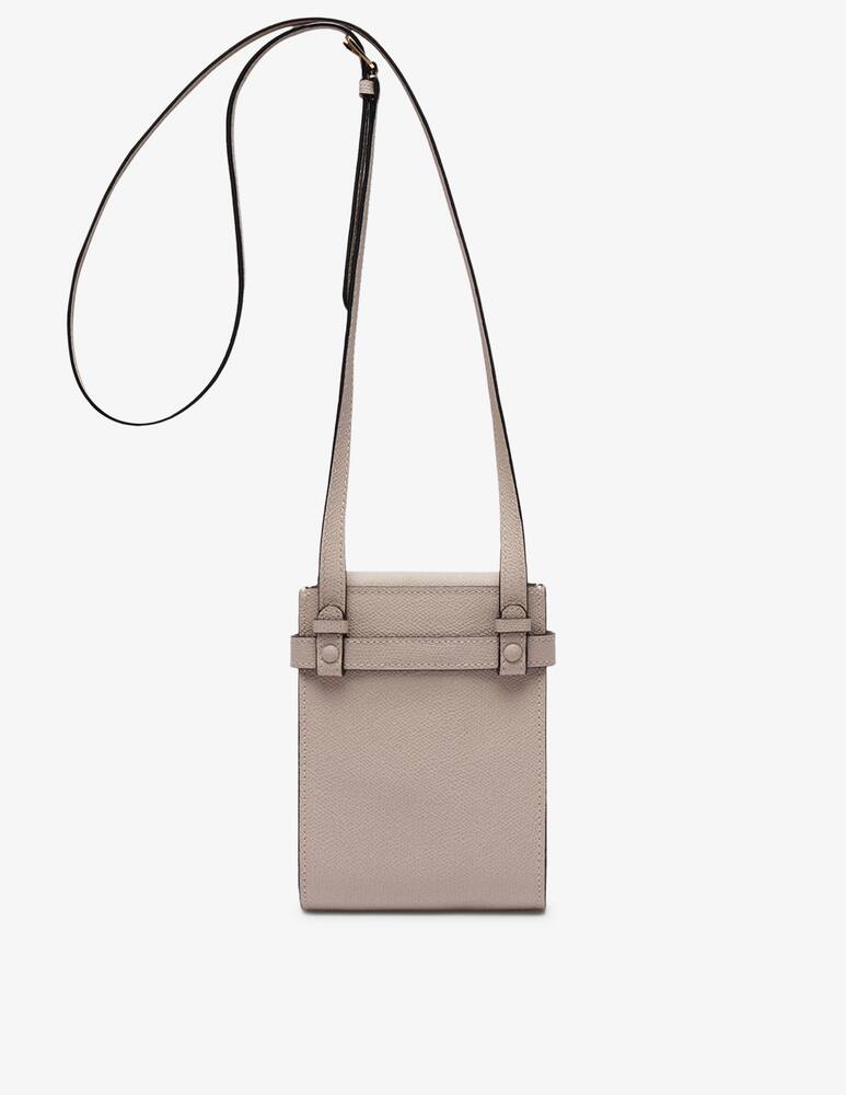 rinascente Valextra Brera B-tracollina slim crossbody micro bag