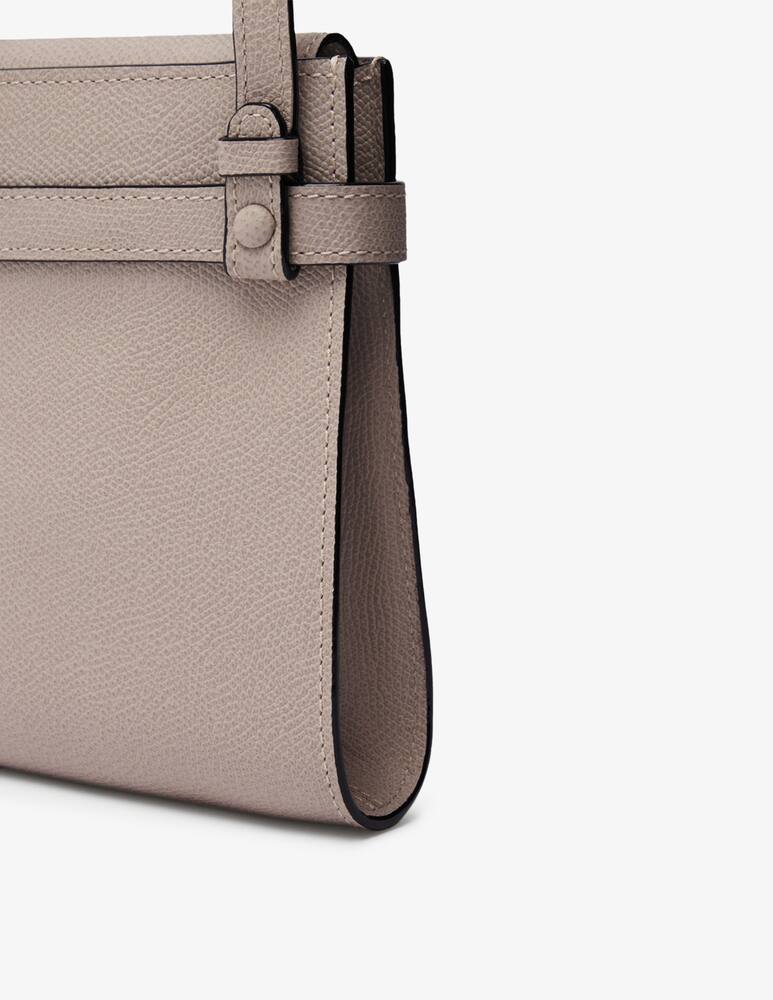 rinascente Valextra Brera B-tracollina slim crossbody micro bag