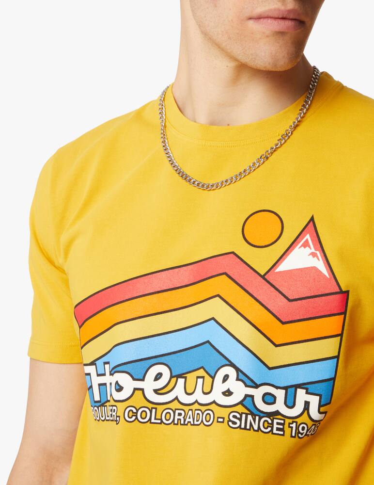 rinascente Holubar Rainbow t-shirt jj20 - yellow