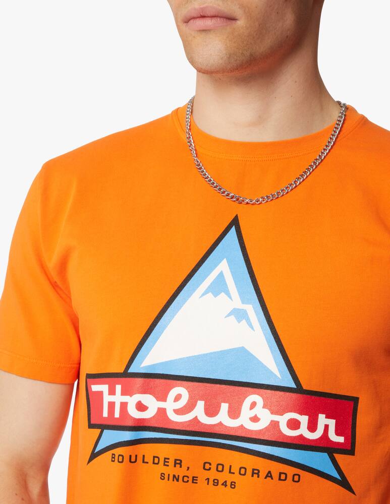 rinascente Holubar Maglietta manica corta con logo jj20 - arancione