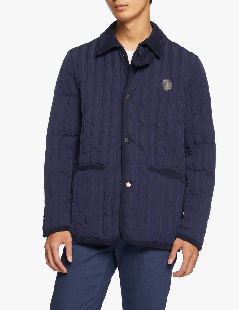 rinascente Trussardi Quilted soft memory fabric jacket