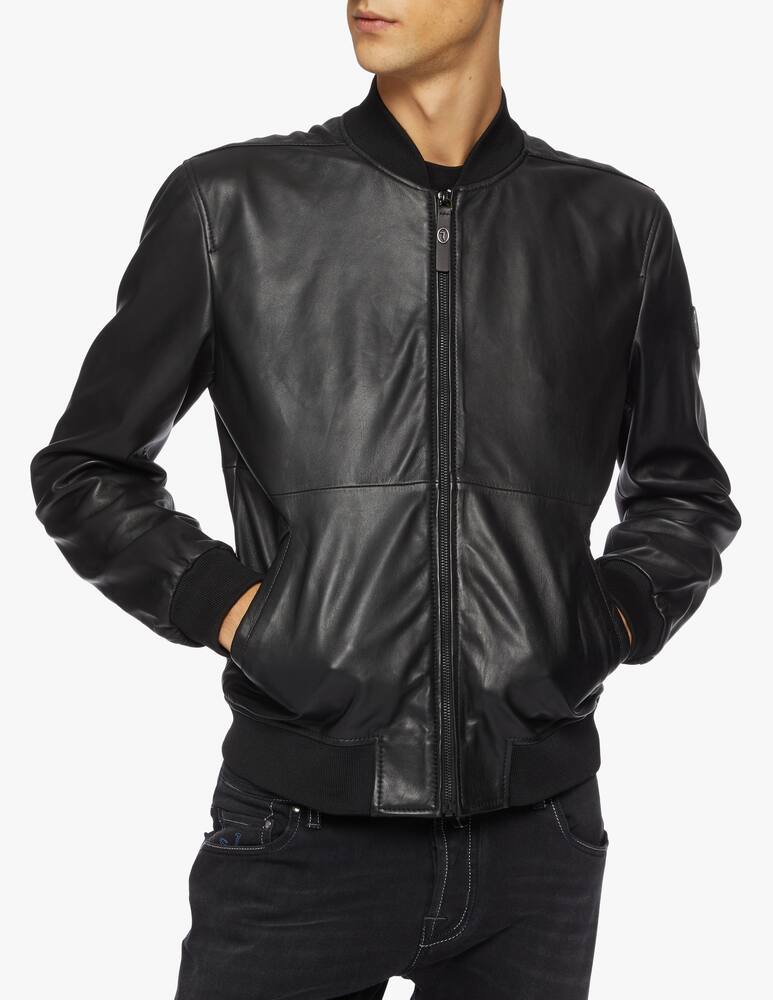 rinascente Trussardi Bomber jacket in pelle soft touch