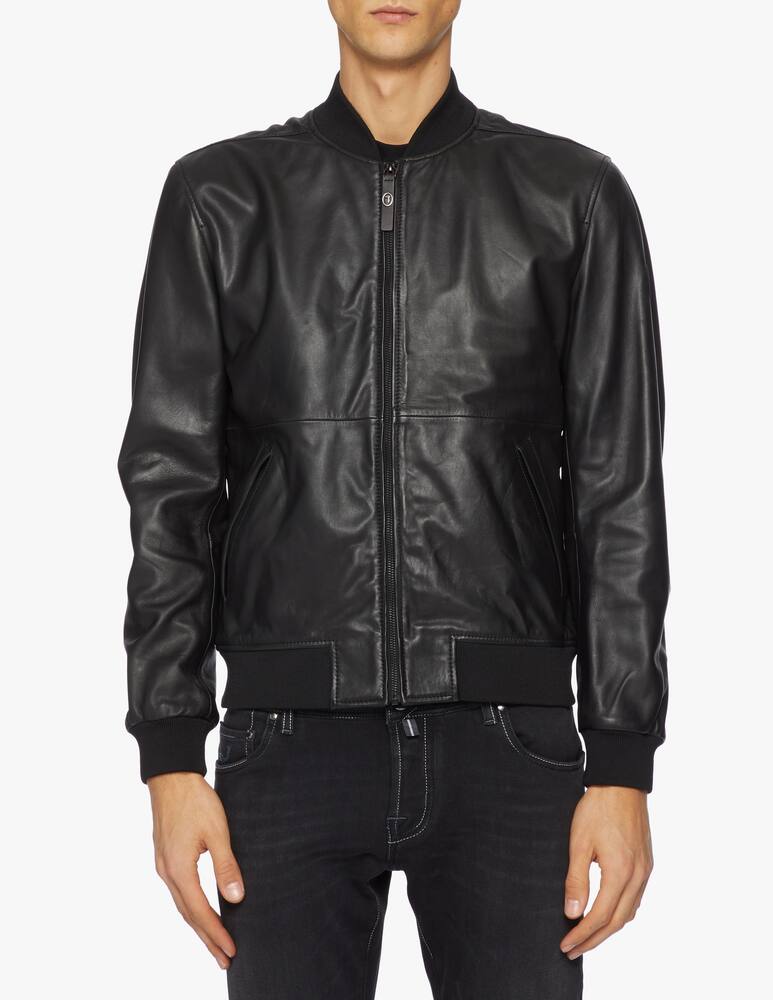 rinascente Trussardi Bomber jacket in pelle soft touch