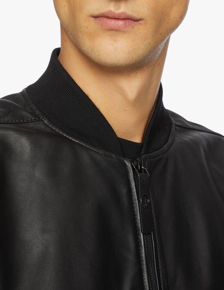 rinascente Trussardi Bomber jacket in pelle soft touch