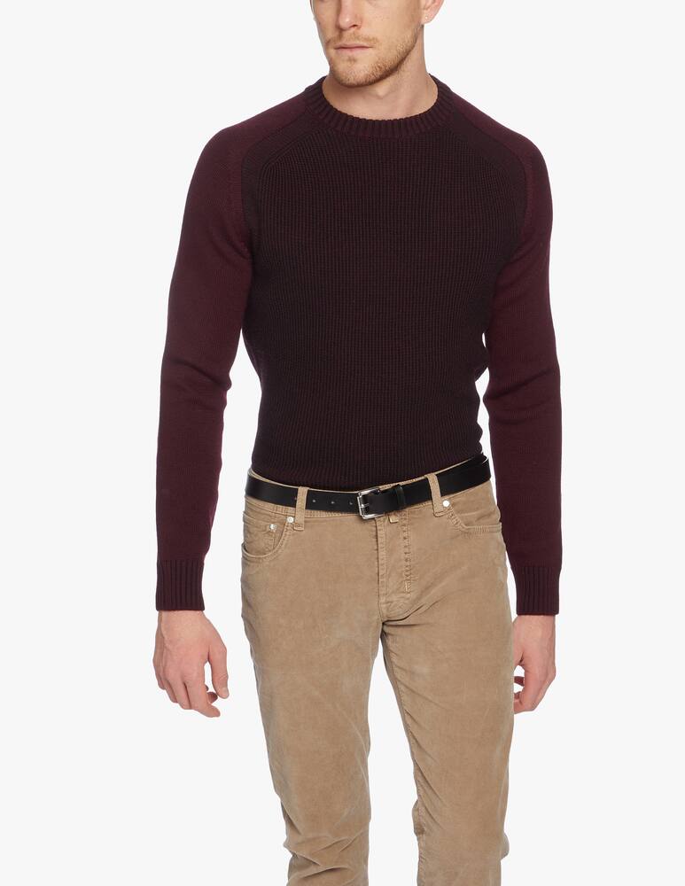 rinascente Trussardi Maglione girocollo misto lana doppio punto