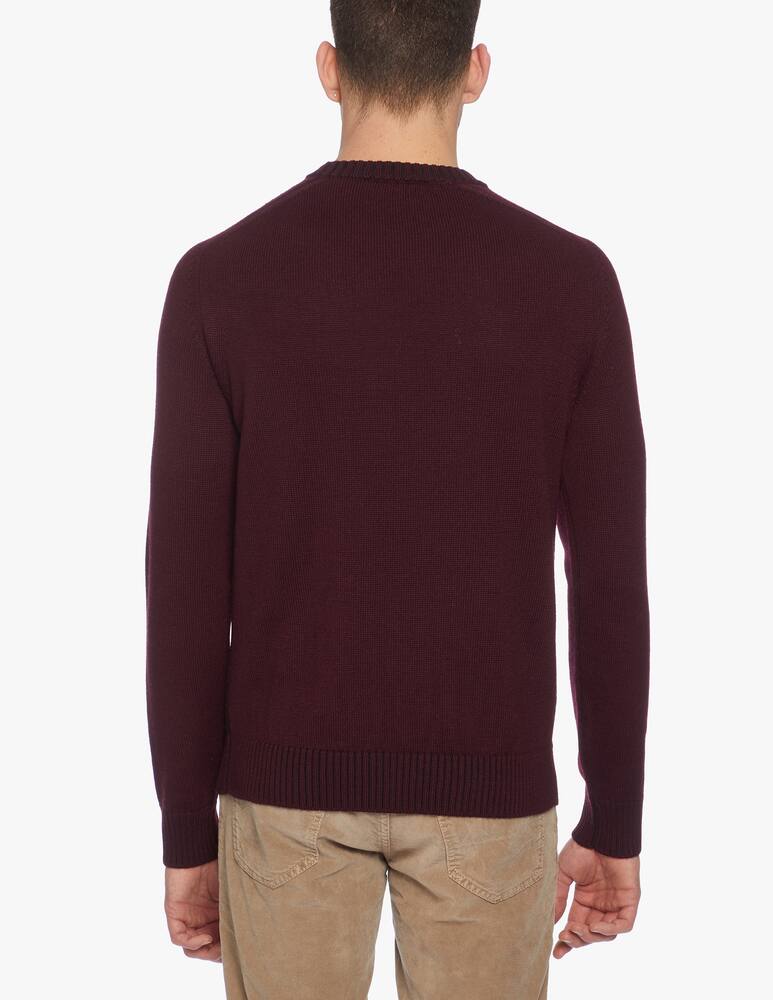 rinascente Trussardi Maglione girocollo misto lana doppio punto