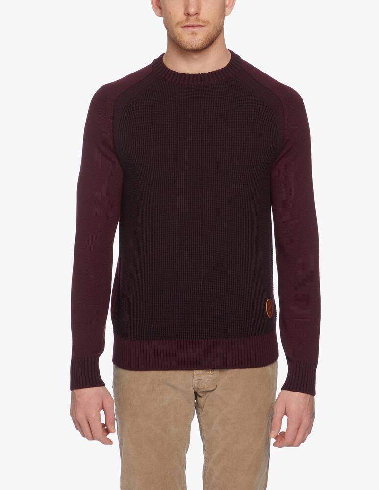 rinascente Trussardi Maglione girocollo misto lana doppio punto