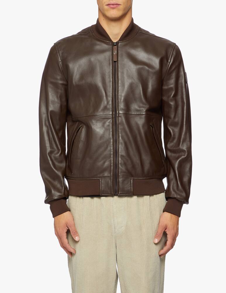 rinascente Trussardi Bomber jacket in pelle soft touch
