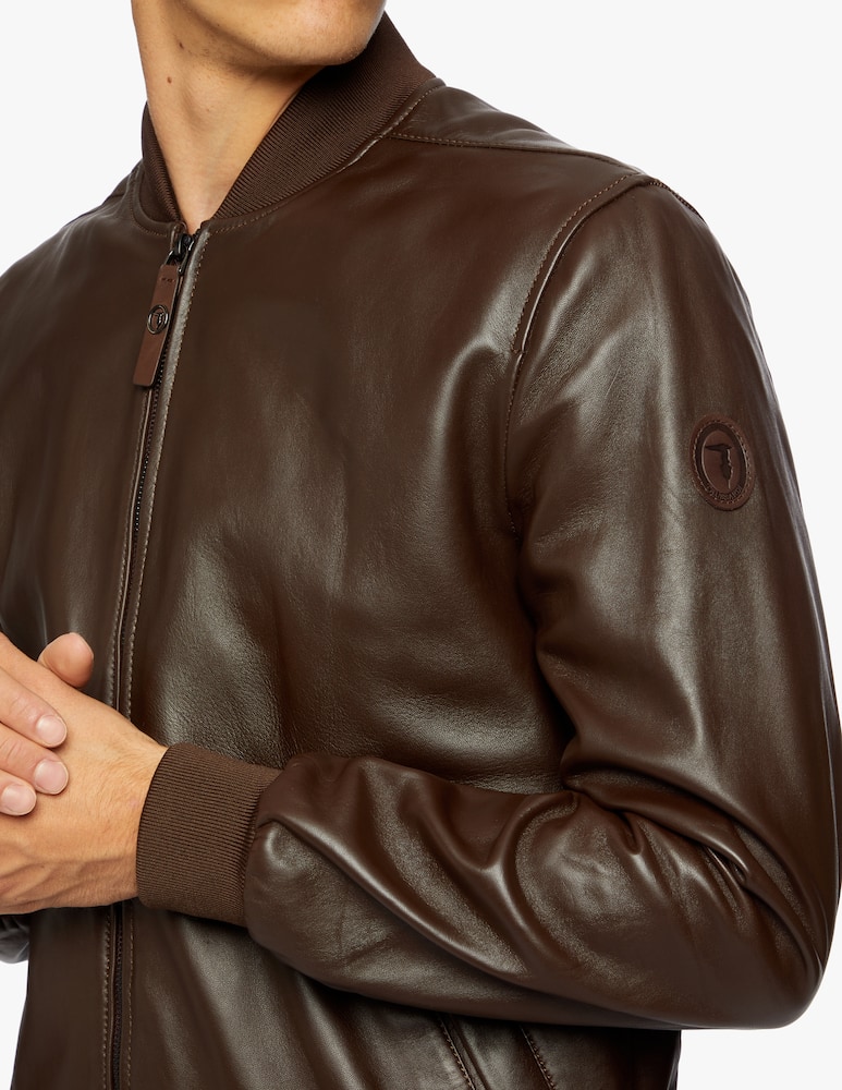 rinascente Trussardi Bomber jacket in pelle soft touch