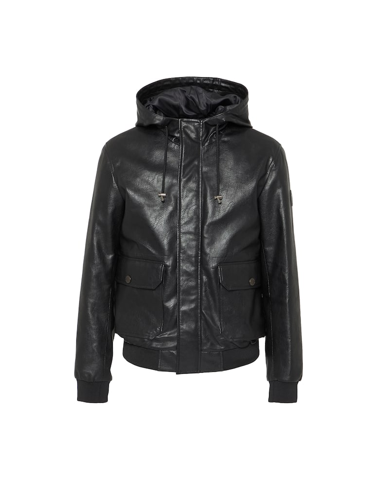 rinascente Trussardi Giubbotto con cappuccio in similpelle