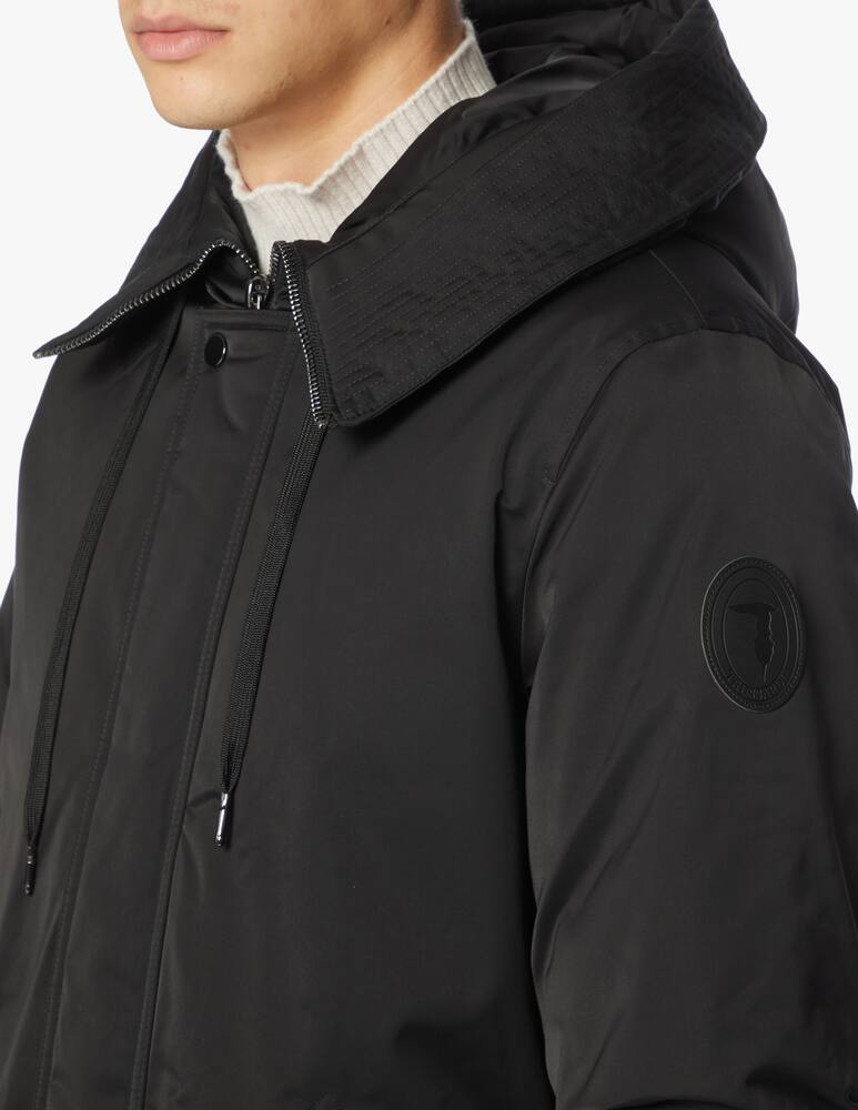 rinascente Trussardi Parka in tessuto tecnico satinato