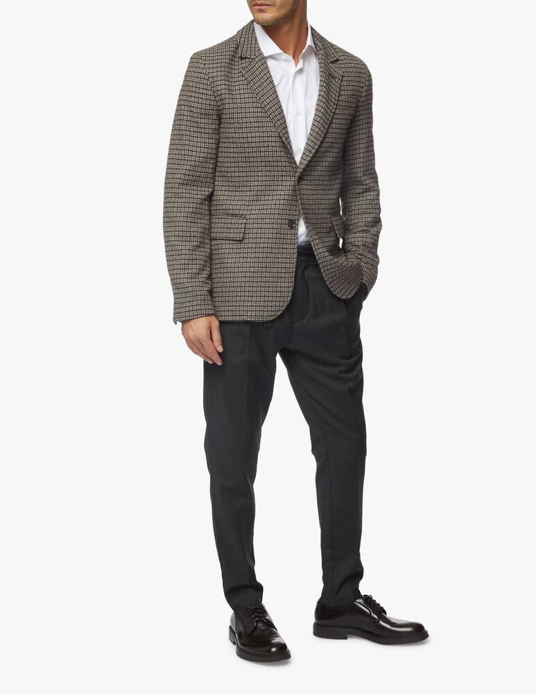 rinascente Trussardi Giacca blazer misto lana a quadri