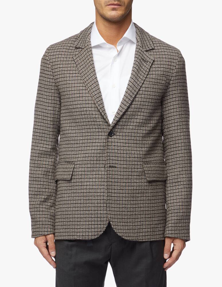 rinascente Trussardi Giacca blazer misto lana a quadri