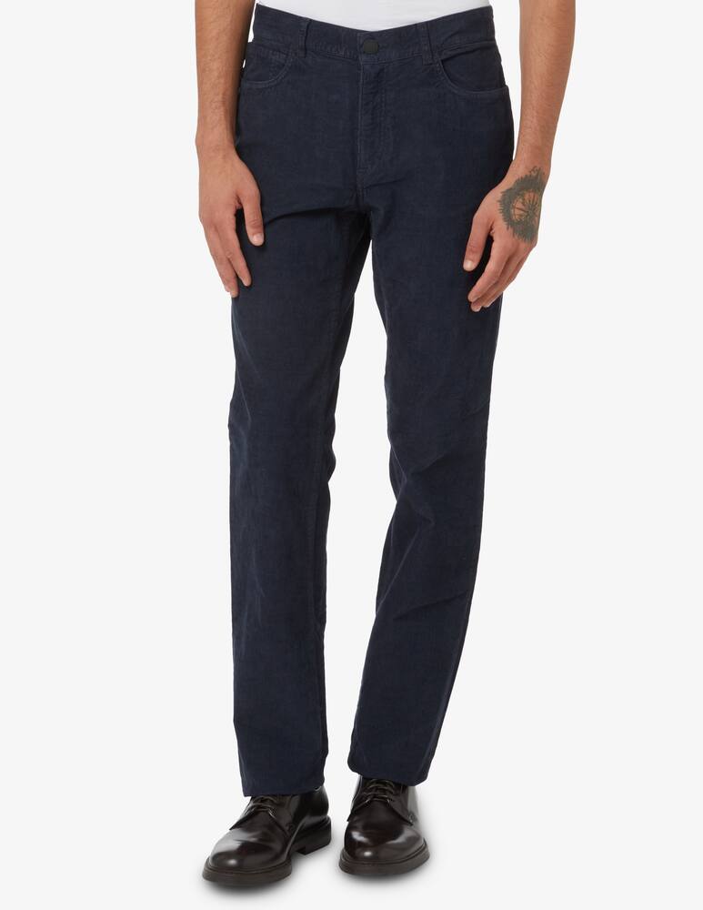rinascente Trussardi Corduroy 5 pocket 380 pant - Blue