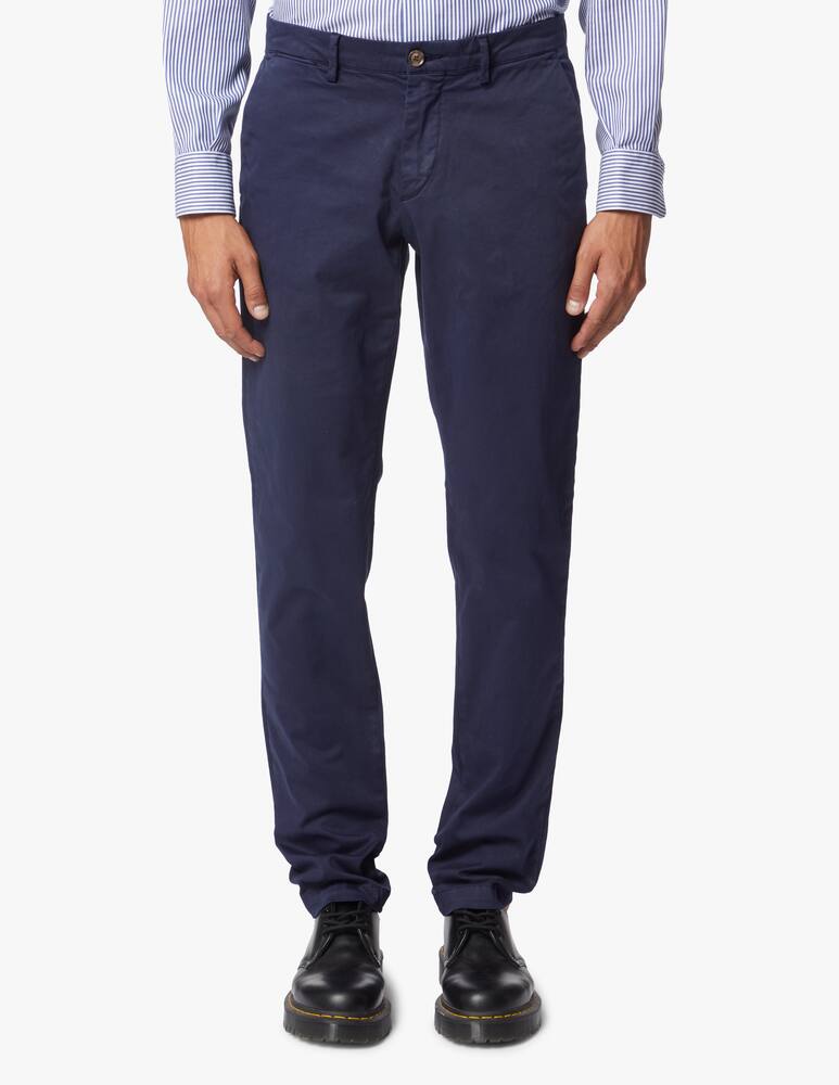 Trussardi Satin stretch aviator fit trousers - picture 4 Trussardi Satin stretch aviator fit trousers - picture 4