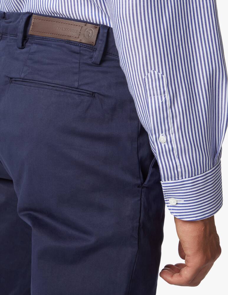 rinascente Trussardi Pantalone da aviatore satinato stretch