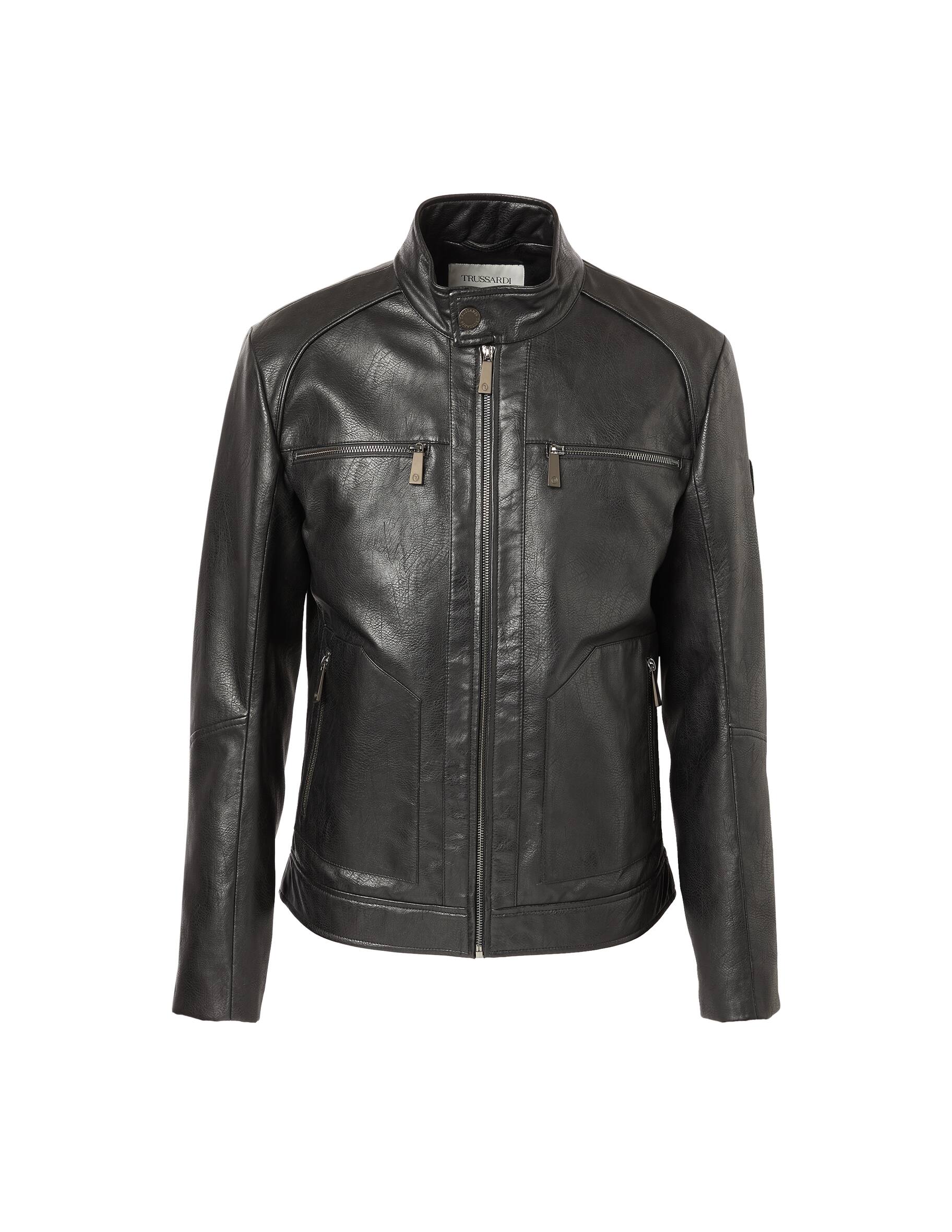 Trussardi Giacca biker in ecopelle martellata - Rinascente.it
