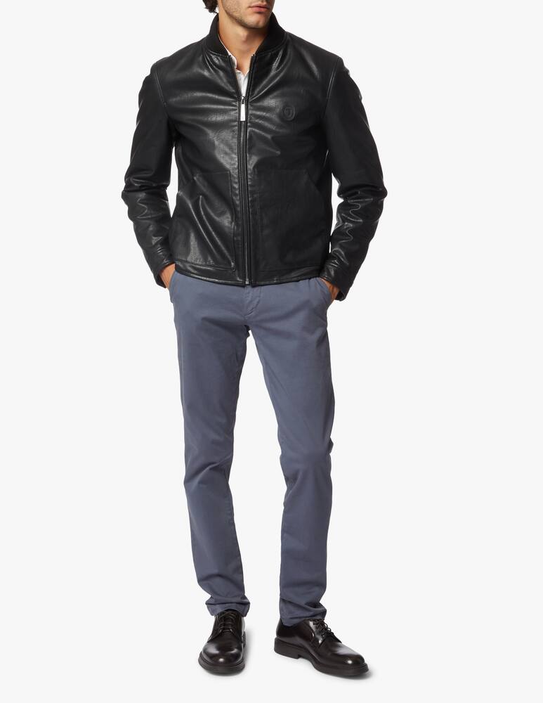 rinascente Trussardi Textured fake leather bomber