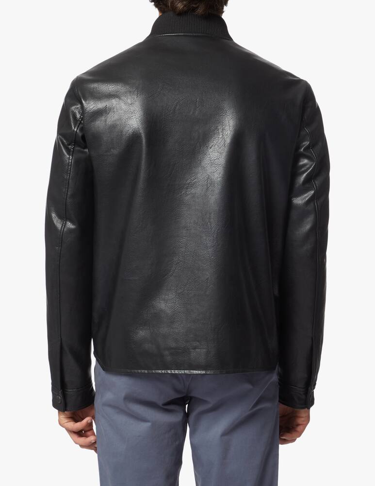 rinascente Trussardi Textured fake leather bomber