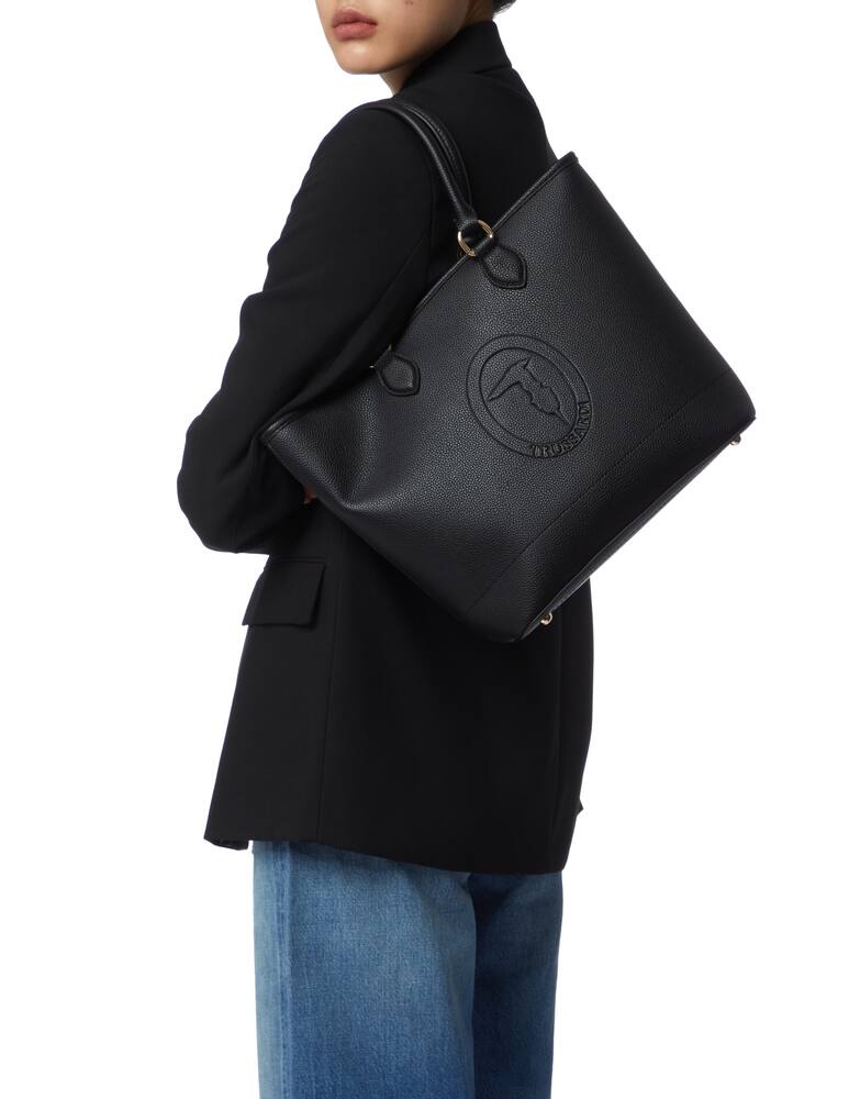 rinascente Trussardi Borsa shopper Iris Meduim - nero
