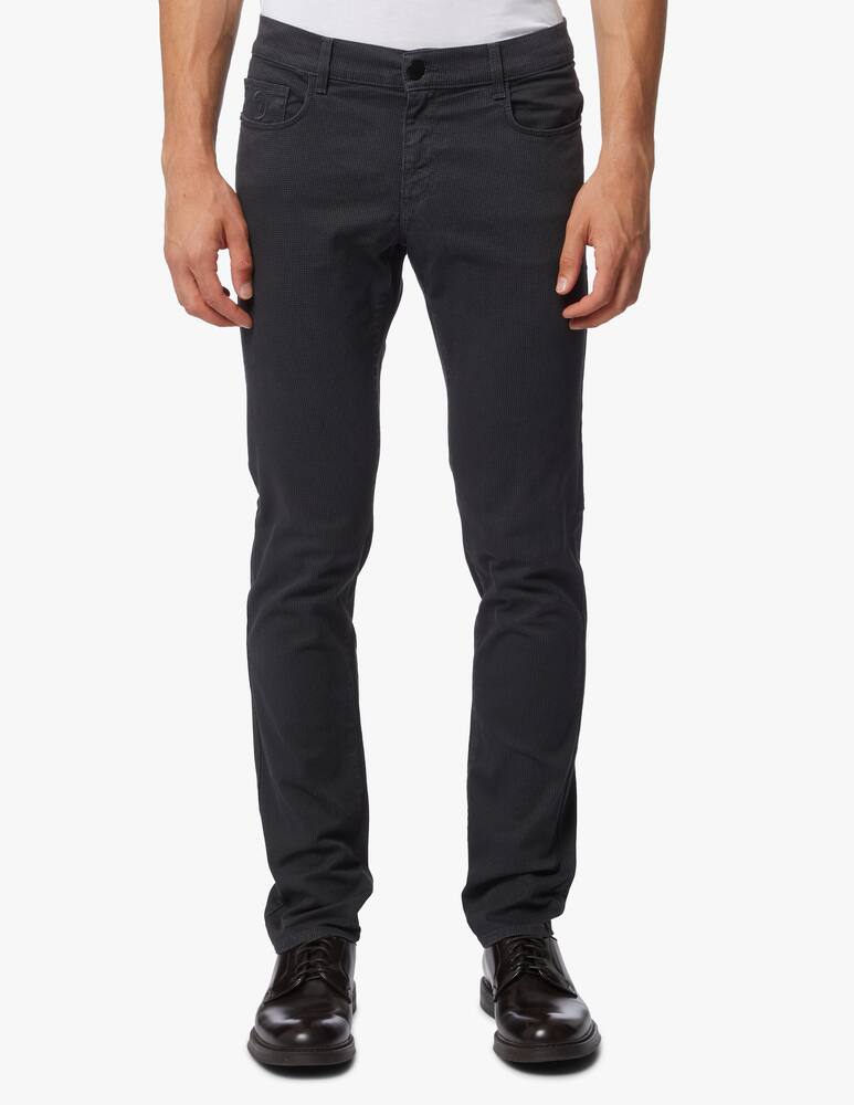 rinascente Trussardi Pied de poule 5 pocket 370 trousers