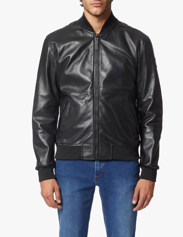 rinascente Trussardi Bomber in pelle soft touch