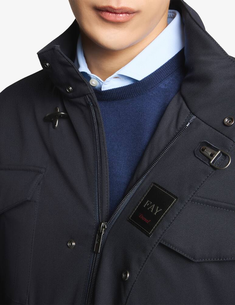 rinascente Fay Travel field jacket in stretch wool