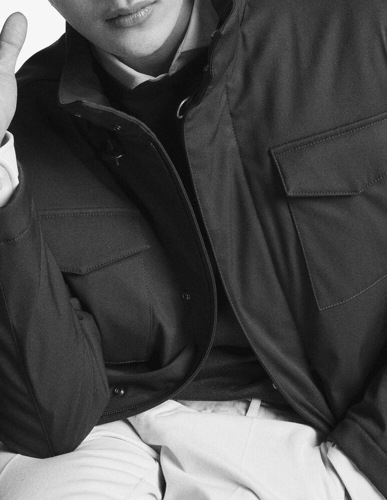 rinascente Fay Travel field jacket in stretch wool