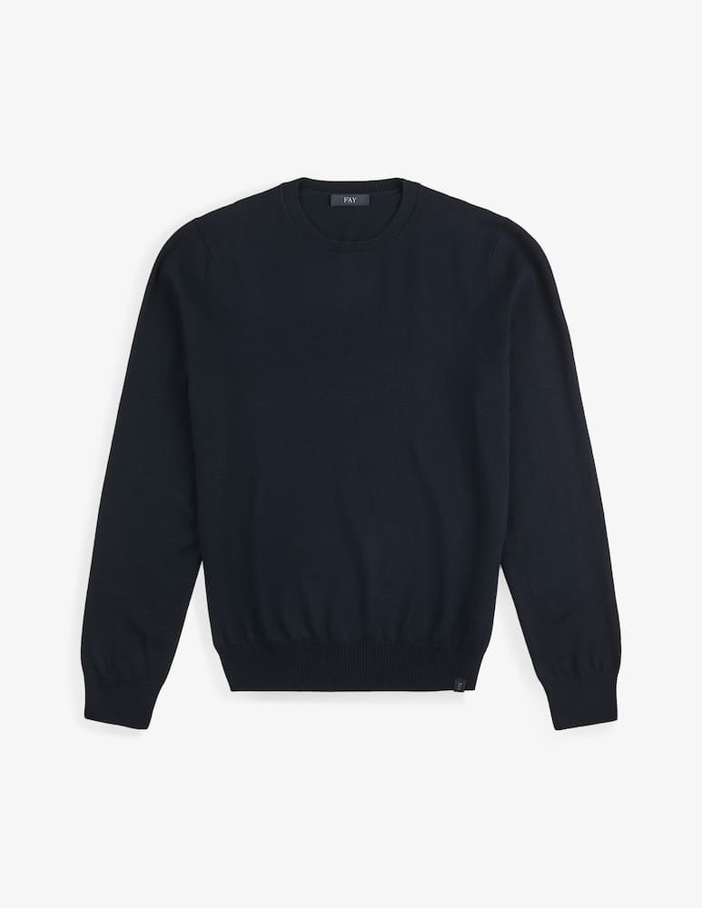 rinascente Fay Maglia girocollo in lana merino