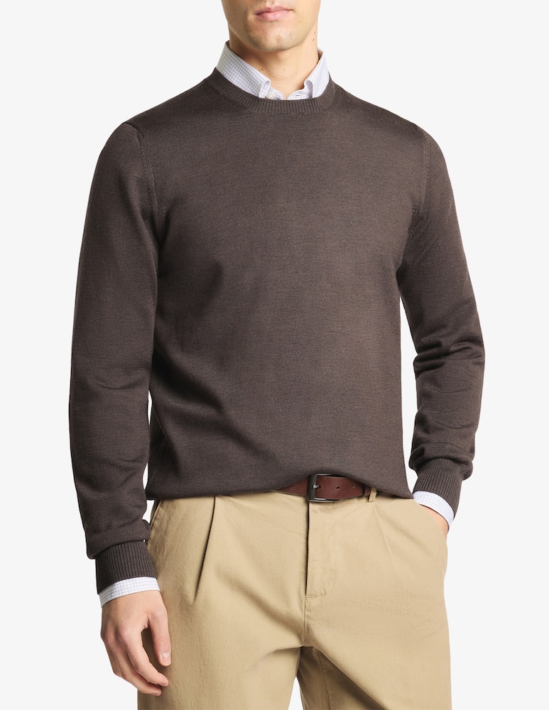 Fay merinos wool round-neck jumper - picture 1