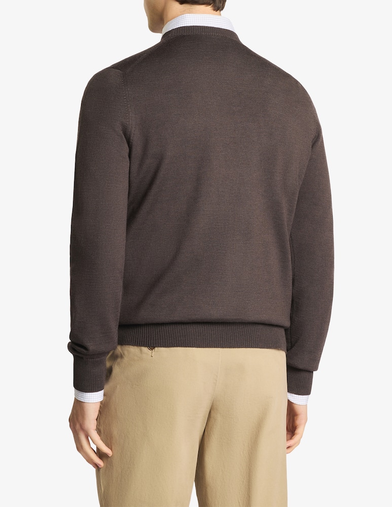 Fay merinos wool round-neck jumper - picture 3