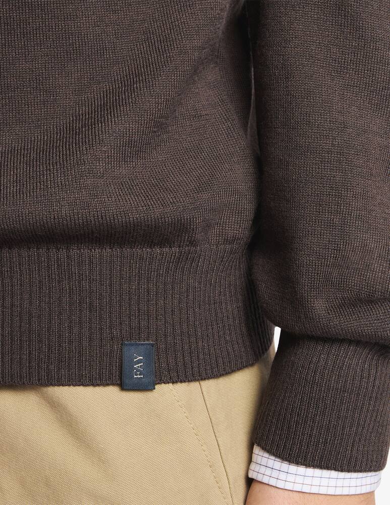 rinascente Fay Maglia girocollo in lana merino
