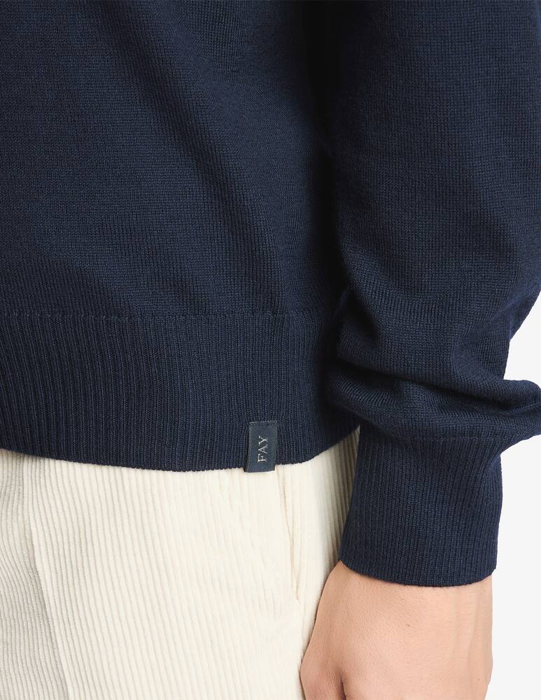 rinascente Fay Merino wool turtleneck jumper