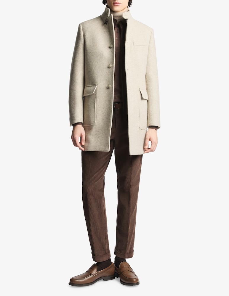 Fay Wool herringbone coat - picture 2 Fay Wool herringbone coat - picture 2