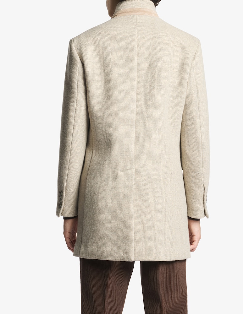 Fay Wool herringbone coat - picture 3 Fay Wool herringbone coat - picture 3