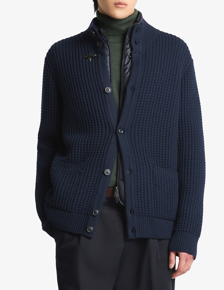 Fay wool cardigan vest - picture 1 Fay wool cardigan vest - picture 1