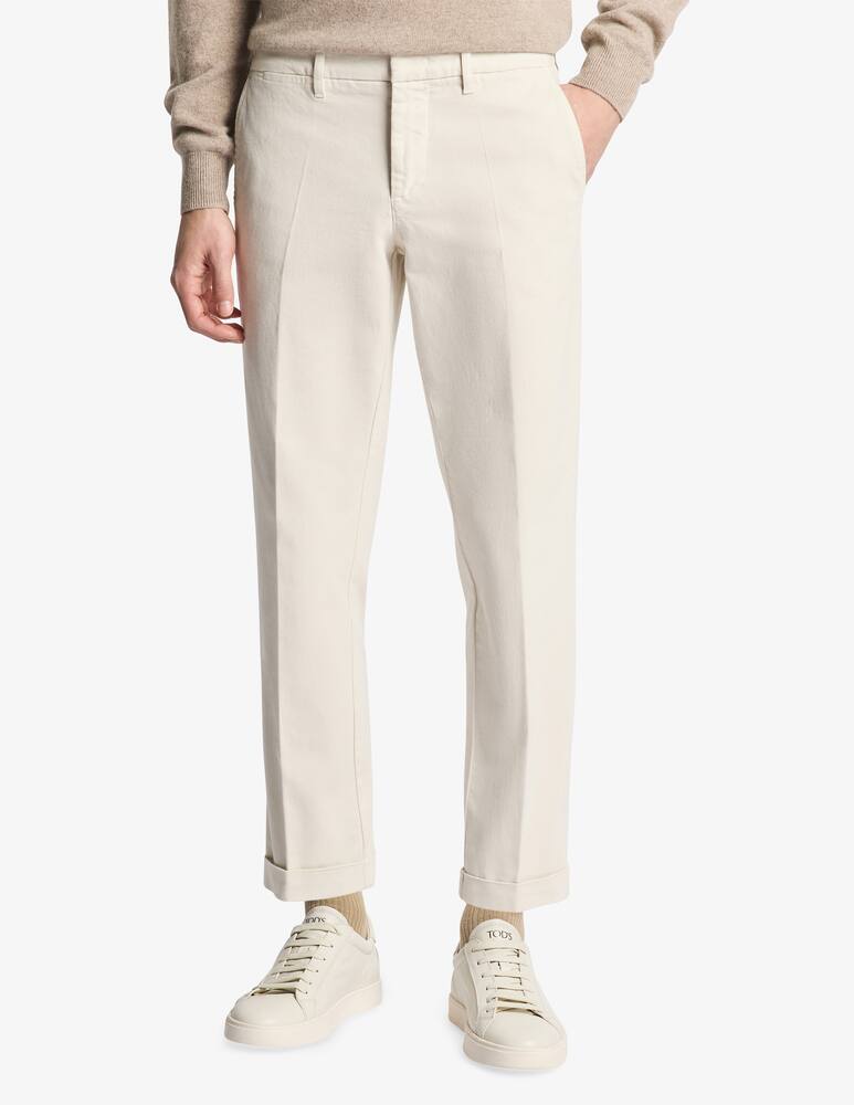 Fay Slim fit cotton gabardine trousers - picture 1 Fay Slim fit cotton gabardine trousers - picture 1