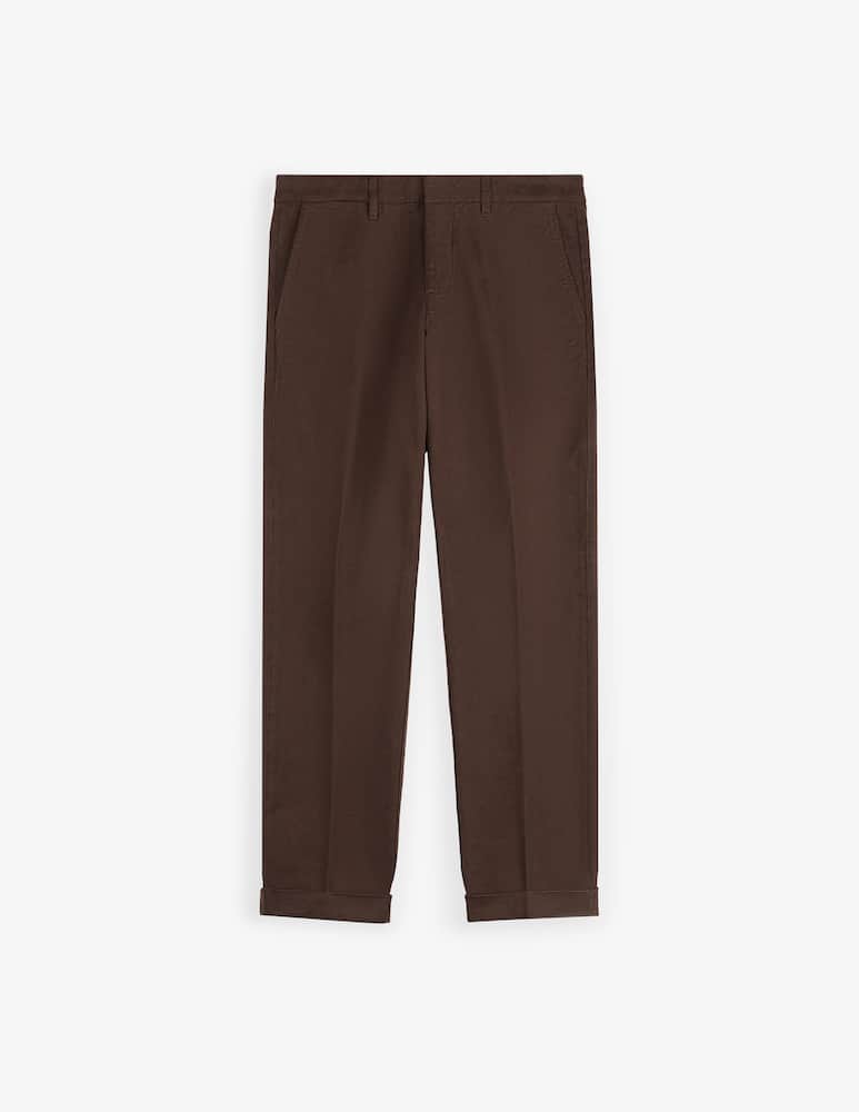 Fay Slim fit cotton gabardine trousers - picture 5
