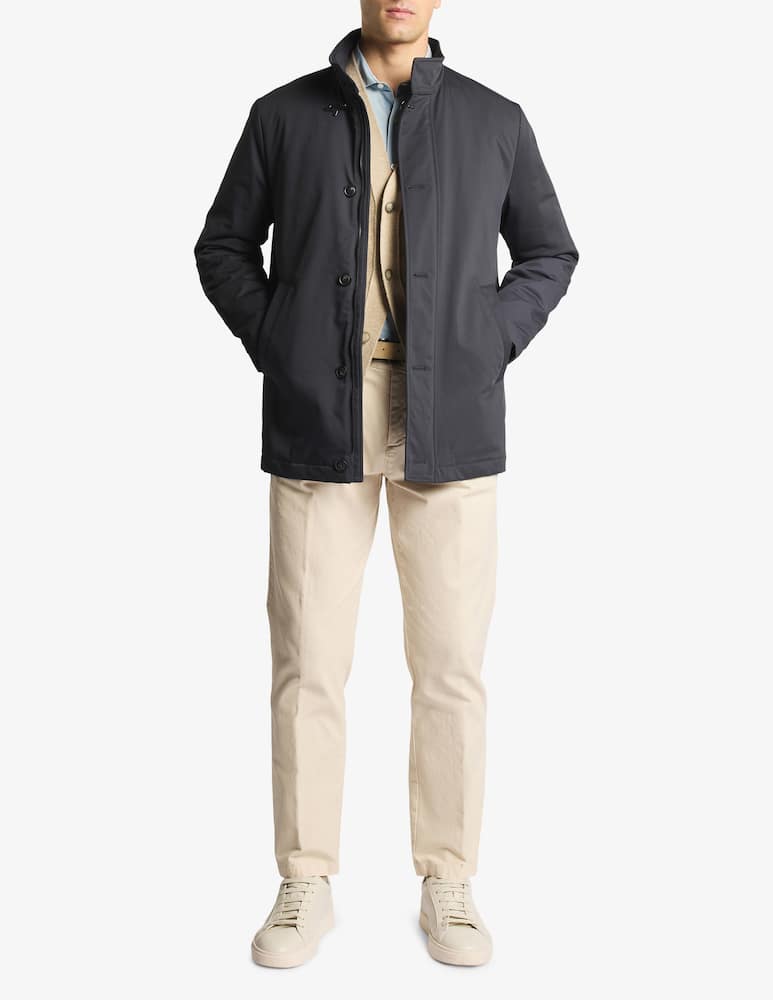 rinascente Fay Caban in gabardine tecnica
