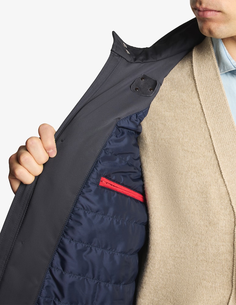 rinascente Fay Caban in gabardine tecnica