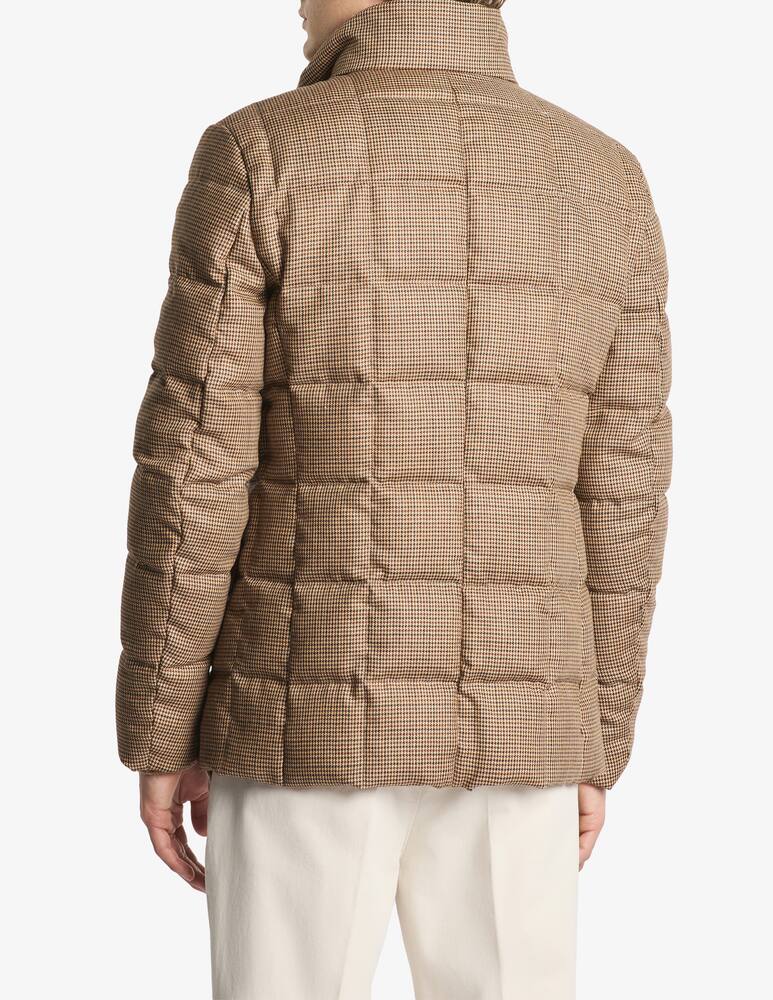 rinascente Fay Houndstooth wool down jacket