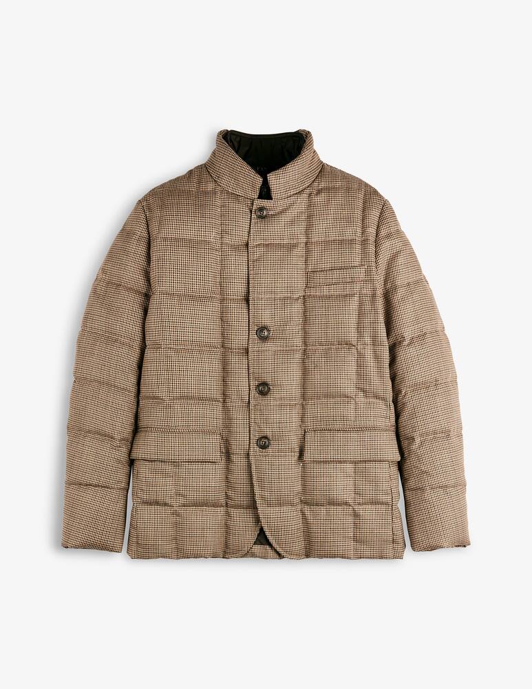rinascente Fay Houndstooth wool down jacket