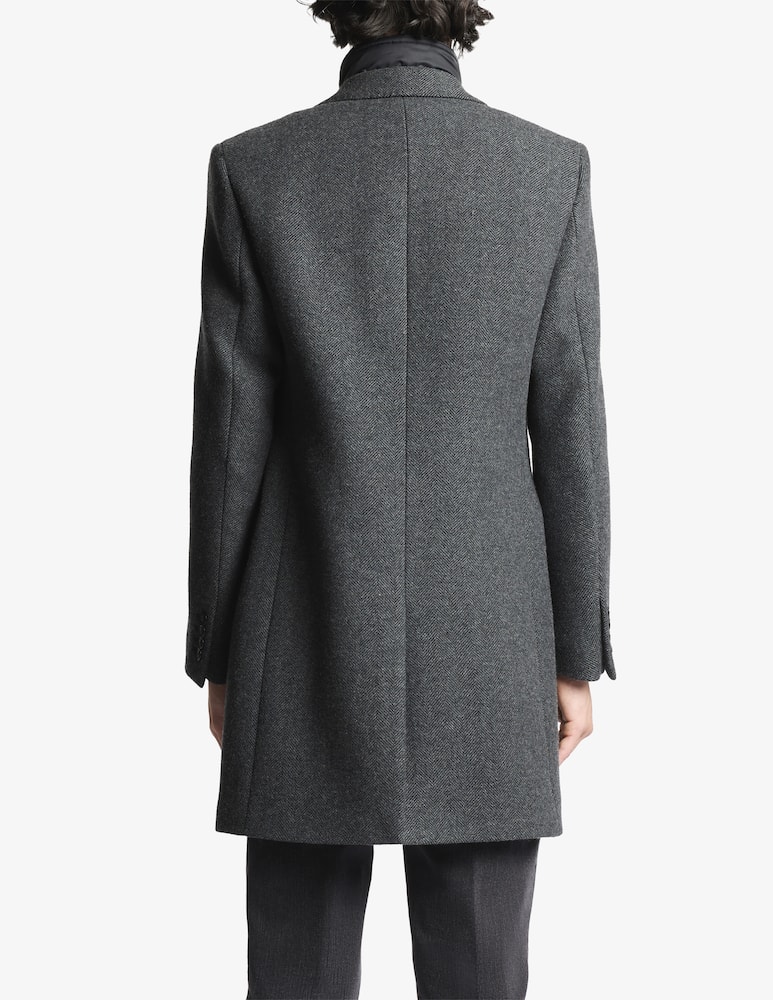 rinascente Fay Wool herringbone double coat