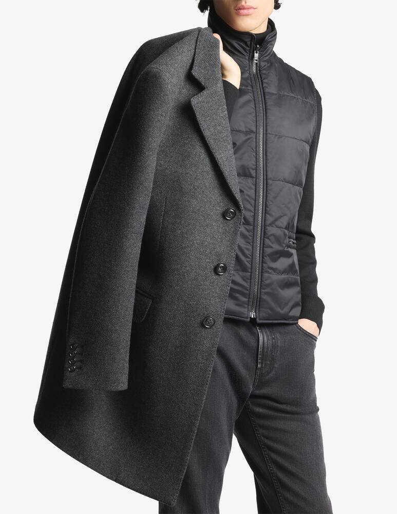 rinascente Fay Wool herringbone double coat