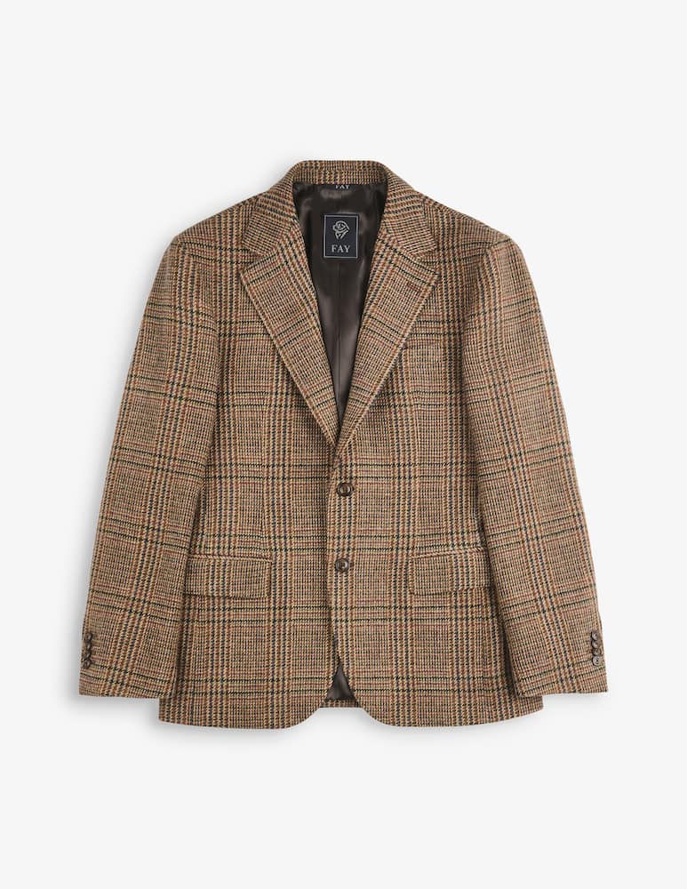 Fay Overcheck wool jacket - picture 5 Fay Overcheck wool jacket - picture 5
