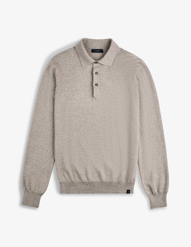 rinascente Fay Merino wool polo shirt