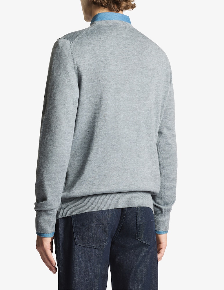 Fay Merino wool crewneck jumper - picture 3 Fay Merino wool crewneck jumper - picture 3