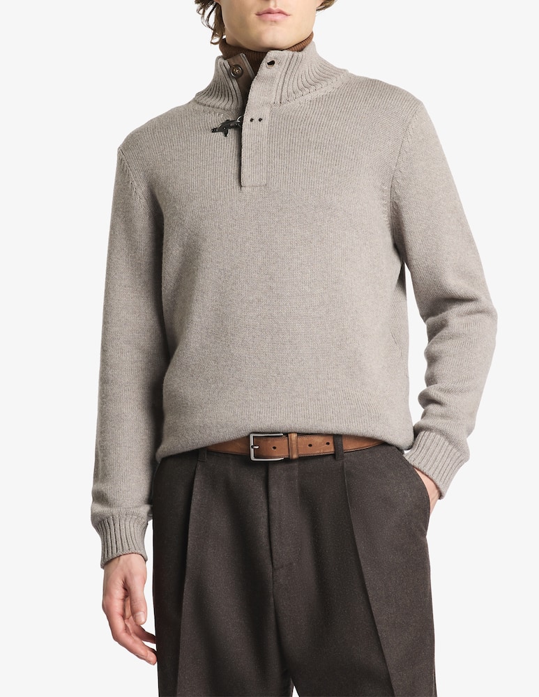 Fay Wool mock turtleneck jumper - picture 1 Fay Wool mock turtleneck jumper - picture 1